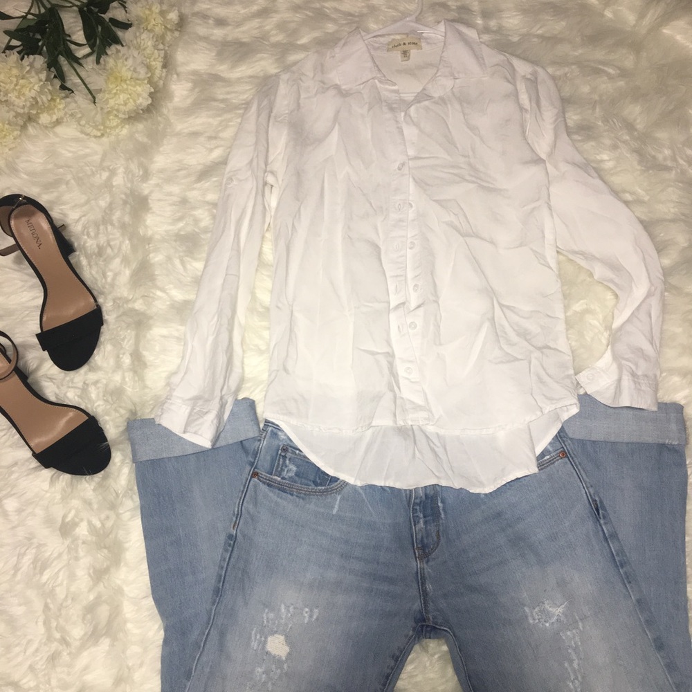 ❌sold❌Cloth and stone button down